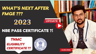 What to do after fmge l Fmge pass certificate l TNMC eligibility certificate l by DrLokez [upl. by Dirfliw]