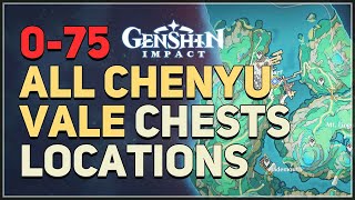 All Chenyu Vale Chests Locations Genshin Impact Part 1 [upl. by Anihta659]