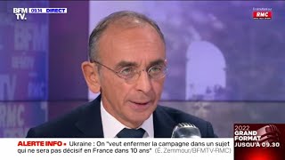 quotLes sondages ne veulent rien direquot Éric Zemmour [upl. by Nanah]