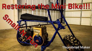 Restoring the Doodlebug Mini Bike go karts and Mini bikes smallnfun [upl. by Adelric]