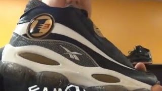 Reebok Answer 1 DMX Shoe Sizing  Dj Delz Vlog 30 Reviewer VS Reviewer [upl. by Cello]