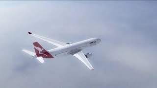 Qantas flight 76 crash Animation [upl. by Odey591]