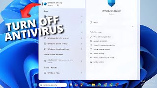 How to Turn Off Antivirus on Windows 11 PC [upl. by Ynnad]