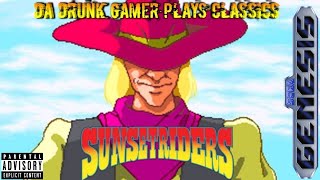 GENESIS SUNSET RIDERS Gameplay DaDrunkGamer Genesis SunsetRiders [upl. by Mehala]