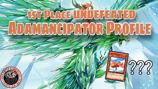 1st Place Undefeated Adamancipator Deck Profile [upl. by Netnerb]