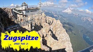 Zugspitze Deutschland 2023 Rundgang Teil 2 Zugspitze Germany 2023 tour part 2 [upl. by Karub]