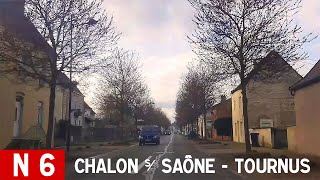 N6  ChalonsurSaône  Tournus France Timelaps [upl. by Etana]