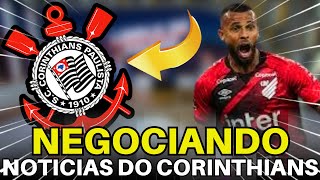 CORINTHIANS AVANÇA PARA CONTRATAR ALEX SANTANA DO ATLHETICOPR [upl. by Anaiad887]