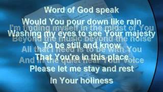 Word of God Speak worship video w lyrics [upl. by Richardo150]