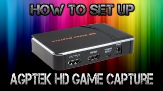 How to set up the AGPtek HD Game Capture English [upl. by Traggat]