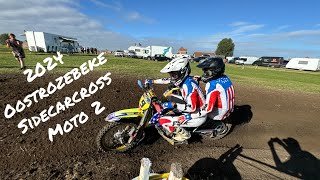 2024 Oostrozebeke Sidecarcross Moto 2 [upl. by Einnahc]