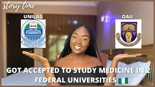 HOW I GOT ADMISSION TO STUDY MEDICINE IN 2 FEDERAL UNIVERSITIES IN NIGERIA [upl. by Ynahpit]