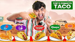 Trying Top 5 Zomato Taco Brands [upl. by Veronike516]