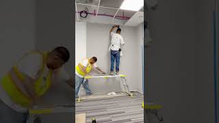 INSTALLING KOROSEAL WALL COVERING LIKE A PRO OVER NEW PRIMED DRYWALL [upl. by Hercules202]