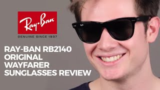 RayBan RB2140 Original Wayfarer Sunglasses Review  SmartBuyGlasses [upl. by Nnahoj]