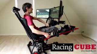 3DOF Racing Simulator  Test Drive RacingCUBE [upl. by Atorod]