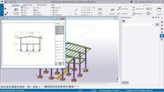 Tekla Structures  GA Drawing [upl. by Arehs]