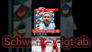 Schweiz steigt und Serbien in der Relegation verdient  nationsleague [upl. by Ynes]