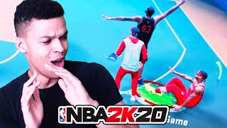 NBA 2K20  Des tryhards ont voulu affronter le meilleur big three du youtube game [upl. by Wilkison]