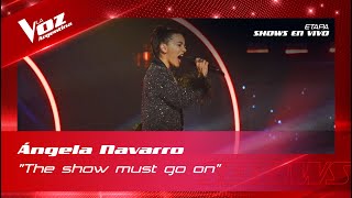 Ángela Navarro  quotThe Show Must Go Onquot  Shows en vivo 4tos  La Voz Argentina 2022 [upl. by Henn]