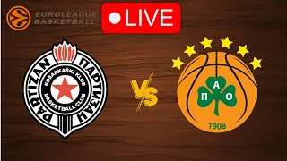 🔴 Live Partizan vs Panathinaikos  EuroLeague 20232024  Live Play by Play Scoreboard [upl. by Abbotson744]