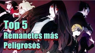 Top 5 Remanentes más Peligrosos de Danganronpa [upl. by Ainiger]