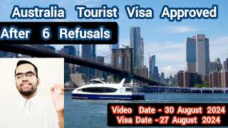 Got Australia Tourist Visa Granted In August 2024 After Facing 6 Times Rejections From Australia [upl. by Carleen215]