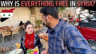 SYRIA Everything FREE for Tourists I Tried Spending 10 in Damascus 🇸🇾 [upl. by Aicre]