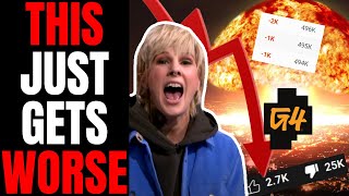 G4TV Disaster Gets WORSE  Host Attacks The Fans And Plays Victim Games Journalists Love Her Lies [upl. by Yclek]