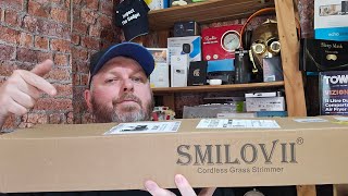 SMILOVII 24V Cordless Strimmer Unboxing Is it worth it [upl. by Oj]