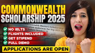 Study Masters amp PhD for FREE in UK  Commonwealth Scholarship UK 2025 Is OPEN [upl. by Eceertal]