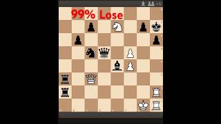 Epic chesspuzzle 99Lose chesspuzzle epic [upl. by Ahrens]