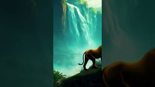 Majestic Lions Journey Through a Mythical Jungle  AIGenerated Adventure aigenerated [upl. by Wendt496]