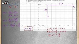 Zweipunktform  Lineare Funktionen ★ 4 Aufgaben [upl. by Martsen]