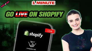 How to go live on shopify 2024 Quick amp Easy [upl. by Gascony33]