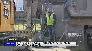 State of Emergency in Dixmoor after more water main breaks [upl. by Noryt745]