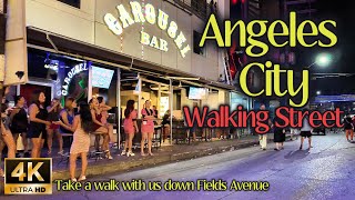 Virtual Tour Exploring Angeles City’s Nightlife down Fields Avenue Single at 40 [upl. by Lak]