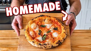 How to Make the Best Homemade Pizza Recipe 🍕 Cook in a Wood Oven 🔥 Village Life [upl. by Htebzile808]