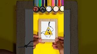 Bill Cipher DIY Cardboard Puzzle Game‼️ from Gravity Falls💡shorts art gravityfalls billcipher [upl. by Ehav]