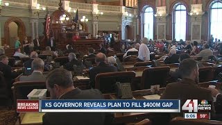 Brownbacks tax proposal includes increase in sales tax tax exemption for lowest earners [upl. by Turmel]