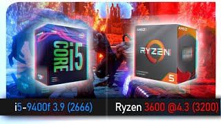 i59400F vs Ryzen 3600 [upl. by Ekenna435]