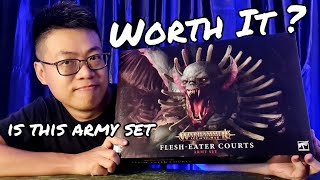 WORTHY to buy Flesh Eater Courts Army Box set Review amp Box Opening for Warhammer Age of Sigmar [upl. by Hepsoj817]