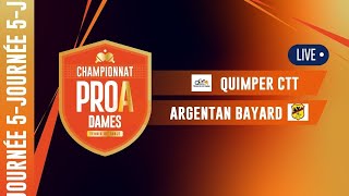 PRO A DAMES  J5  QUIMPER CTT vs ARGENTAN BAYARD [upl. by Alam]