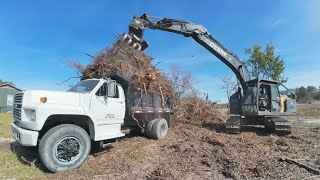 Hauling Brush With A Little Dump Truck [upl. by Seaddon]