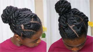 How To Do Perfect Two Strand Twists Protective Hairstyle for Natural Hair  DiscoveringNatural [upl. by Aitnom466]