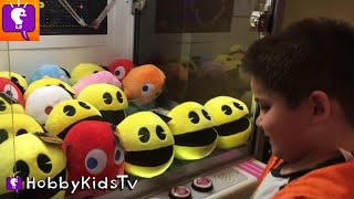 Winning Toys at The ARCADE with HobbyKidsTV [upl. by Ringler]