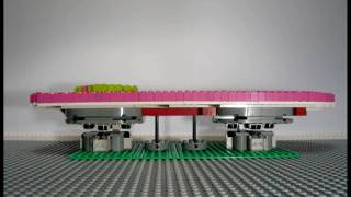 LEGO Back to the Future 2  Mattel Hoverboard  floating with LEGO Magnets  HD 720p [upl. by Xel]