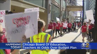 Chicago Board Of Education Teachers At Odds Over CPS Budget Plan [upl. by Kingsbury]