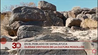 Los petrograbados de Samalayuca Chihuahua son piedras grabadas consideradas testimonio prehistórico [upl. by Hansen]