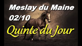 PRONOSTIC PMU QUINTE DU JOUR MERCREDI 2 OCTOBRE 2024 [upl. by Althea]